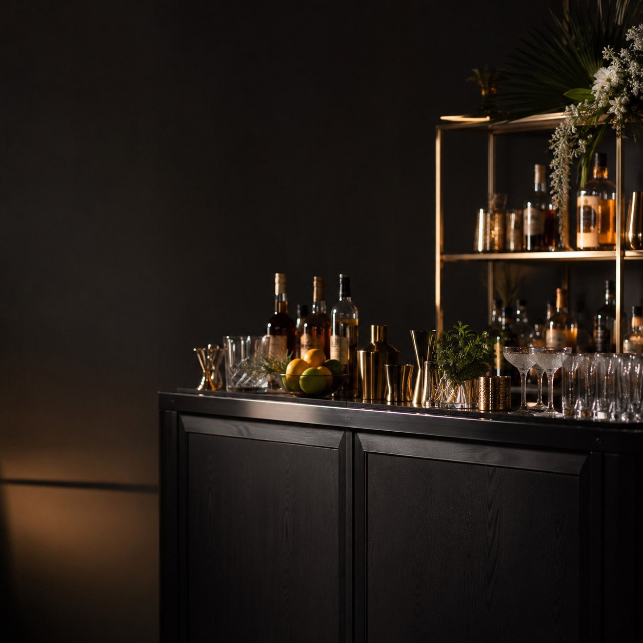 KBS bartender serving custom drinks at a San Diego event