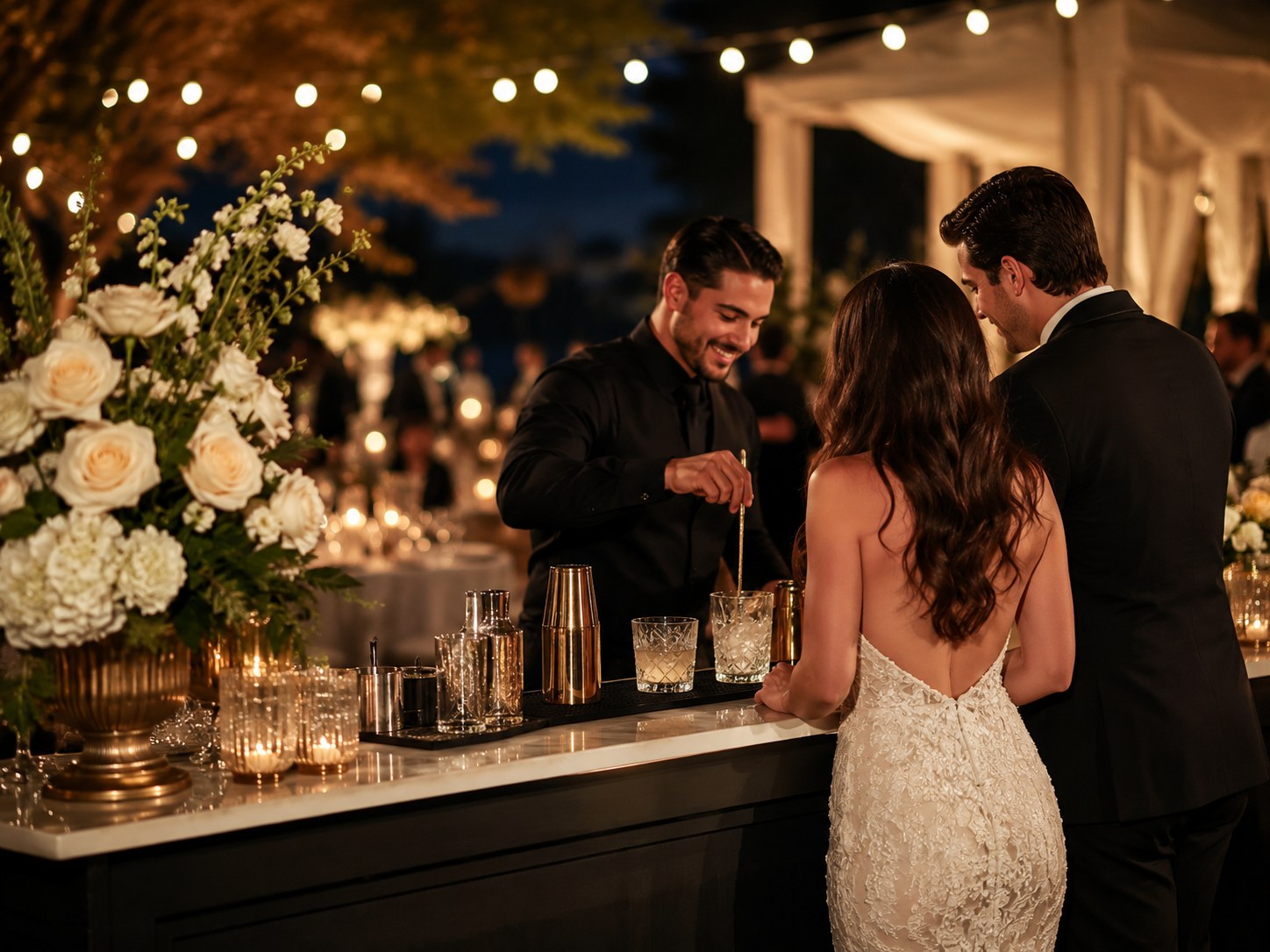 Wedding bar service