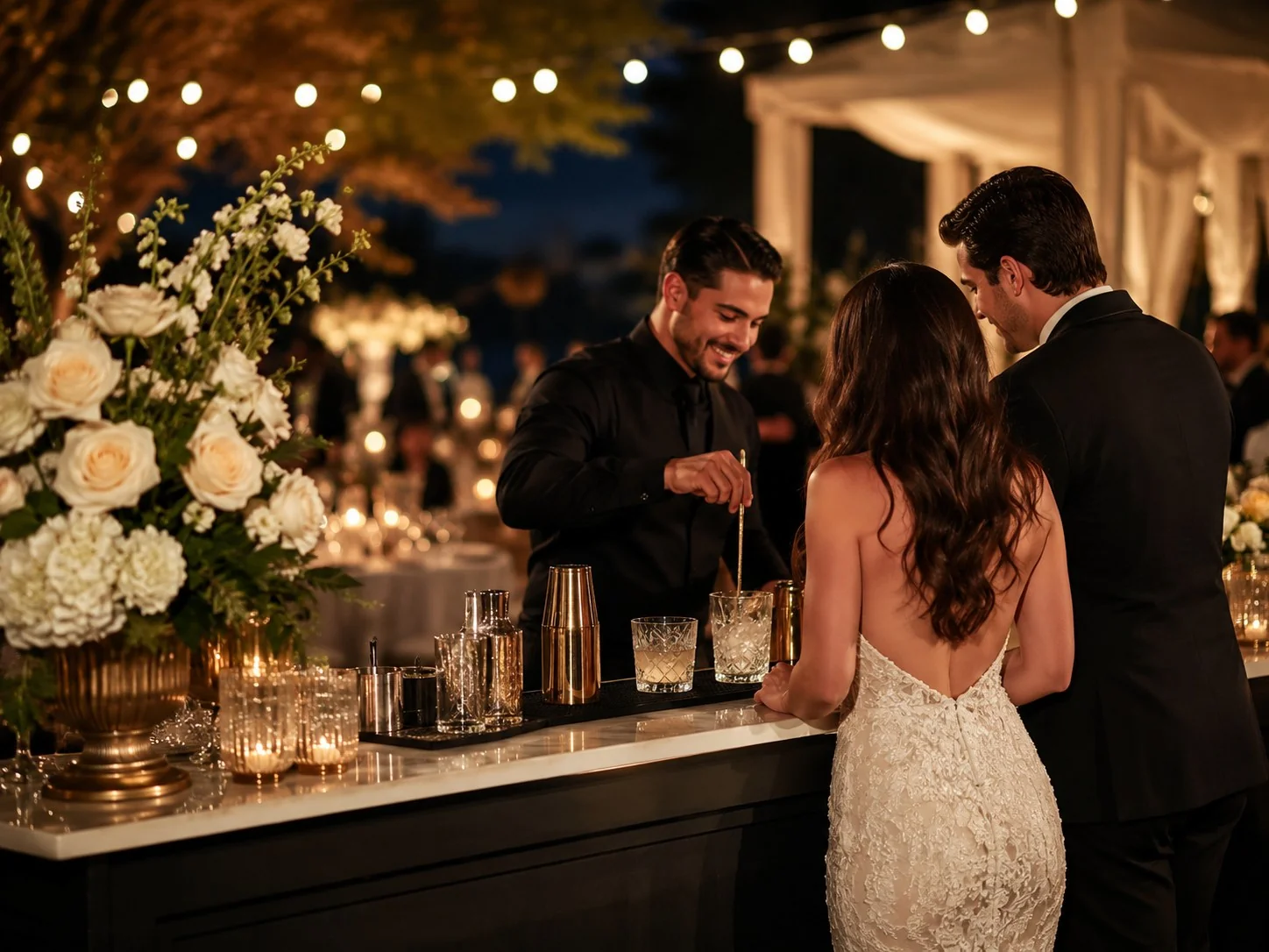 Wedding bar service